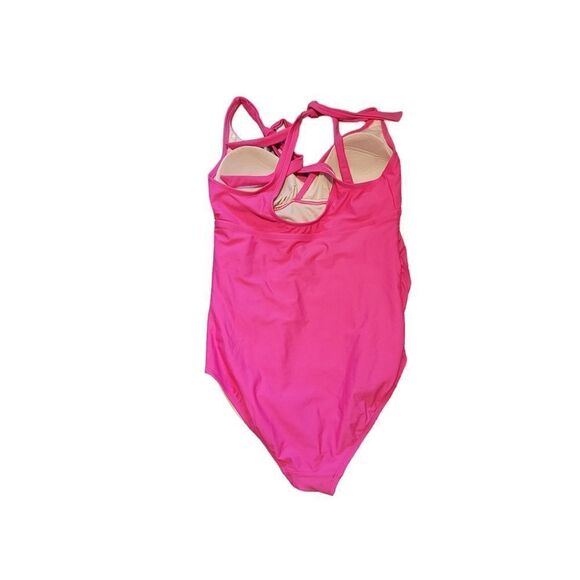 Isabel Pink Maternity Swimsuit - Picture 2 of 4